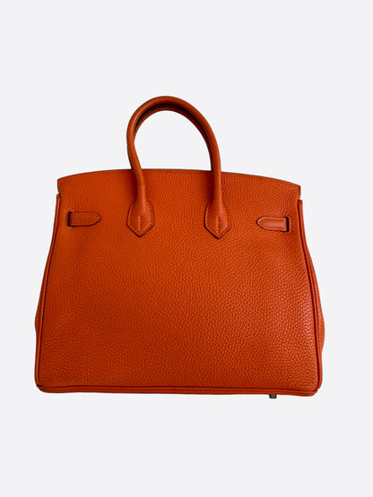 Hermès Orange Togo Birkin 25