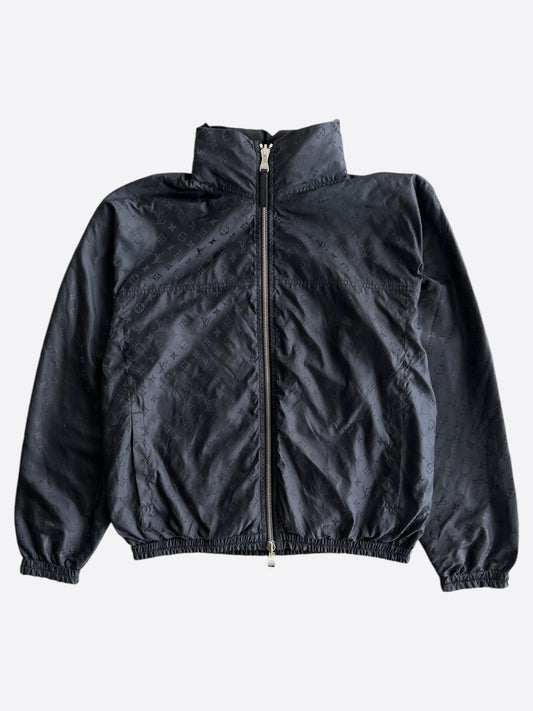 Louis Vuitton Black Monogram Reversible Windbreaker