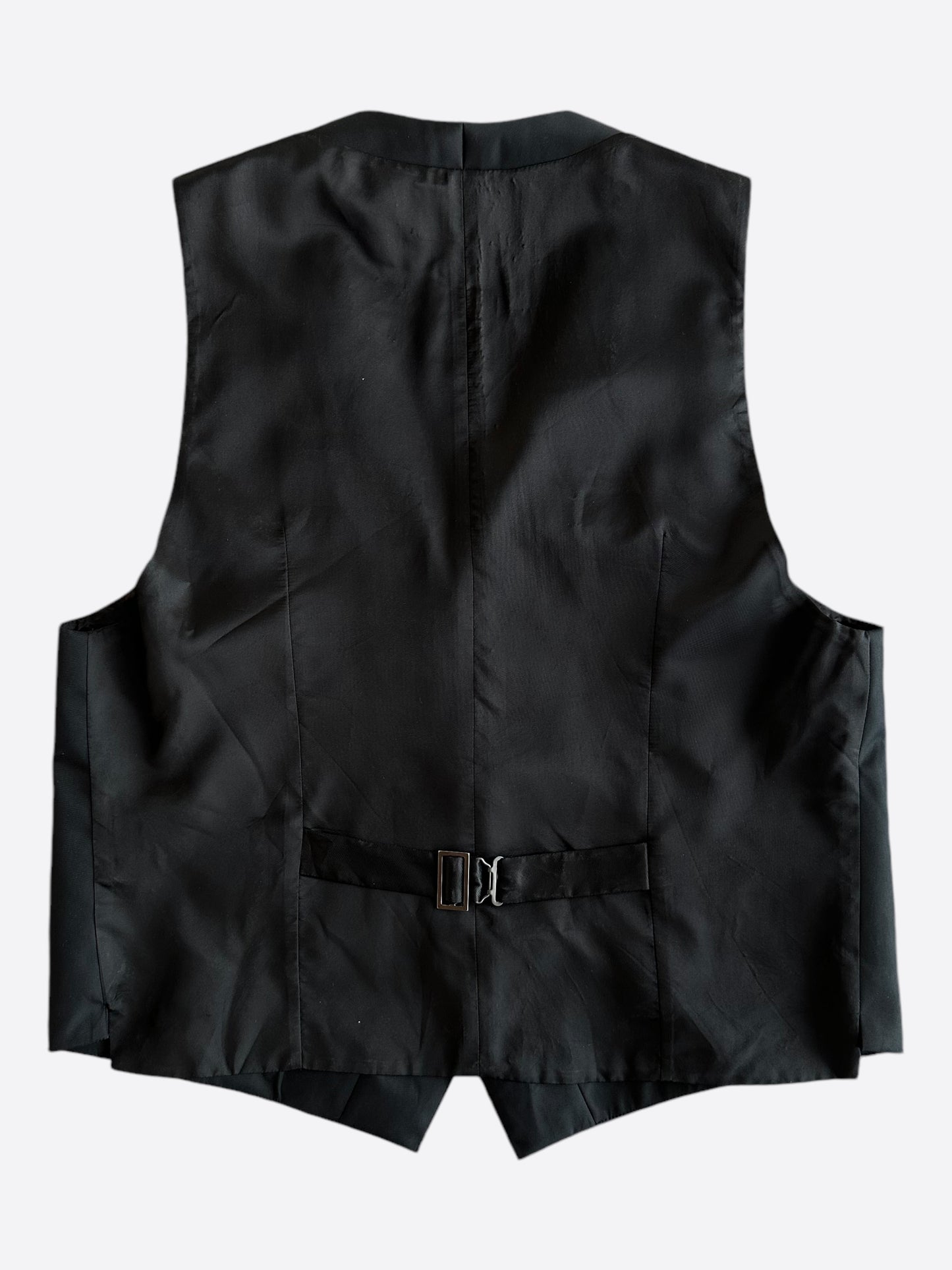 Prada Black Re-Nylon Logo Waistcoat