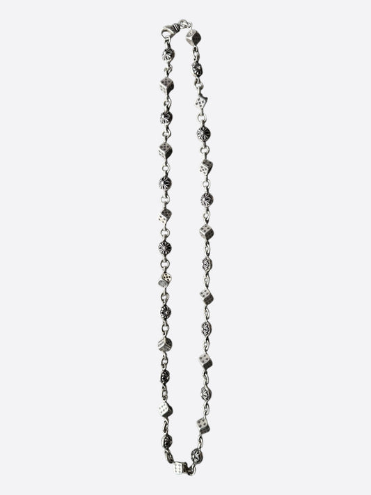 Chrome Hearts Silver Dice Necklace
