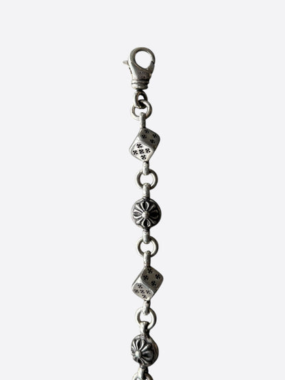 Chrome Hearts Silver Dice Necklace