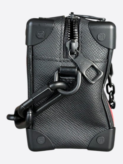 Louis Vuitton Black & Rainbow Taigarama Soft Trunk