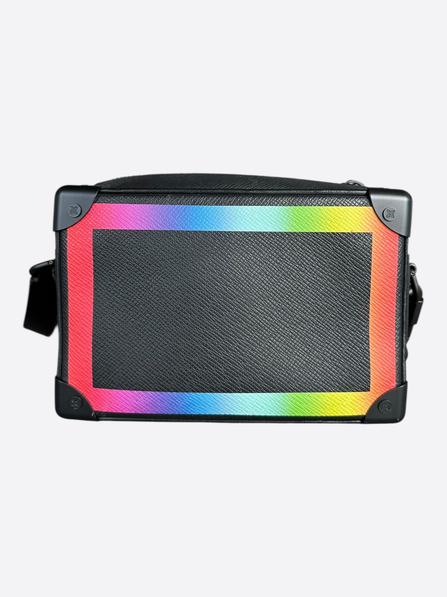 Louis Vuitton Black & Rainbow Taigarama Soft Trunk