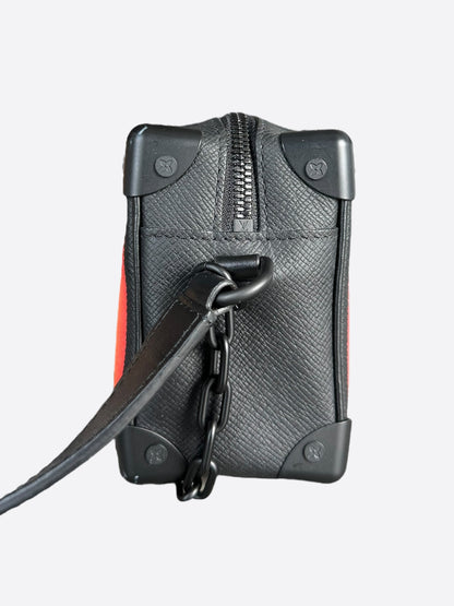 Louis Vuitton Black & Rainbow Taigarama Soft Trunk