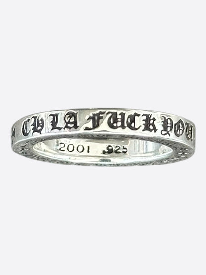Chrome Hearts Silver Los Angeles Spacer Ring