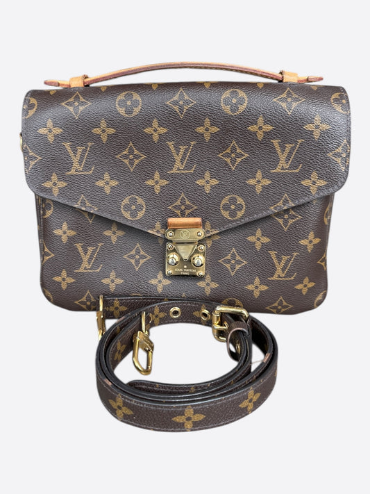 Louis Vuitton Brown Monogram Pochette Metis