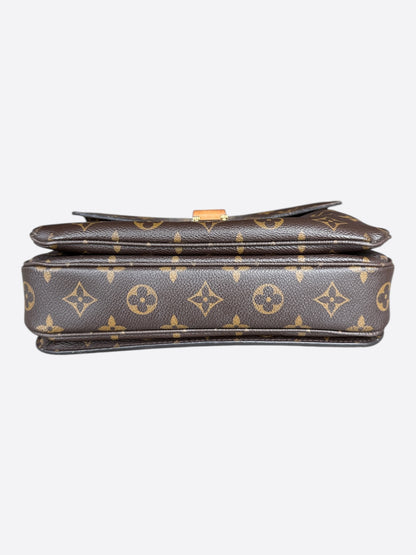 Louis Vuitton Brown Monogram Pochette Metis