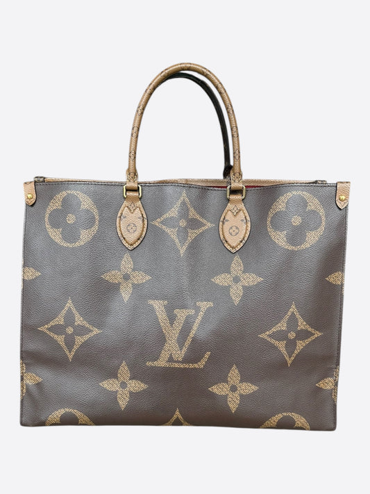 Louis Vuitton Brown Reverse Monogram OnTheGo GM
