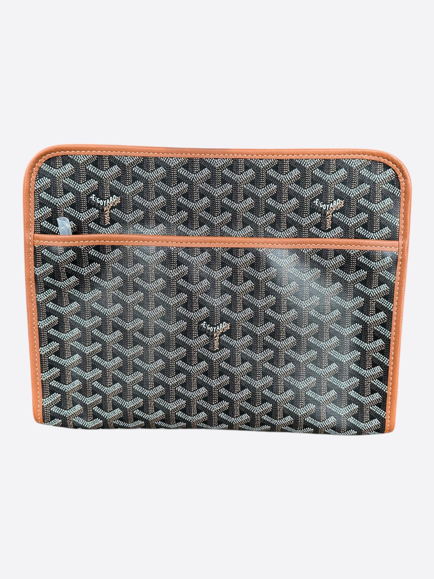 Goyard Black & Brown Jouvence GM Toiletry Bag