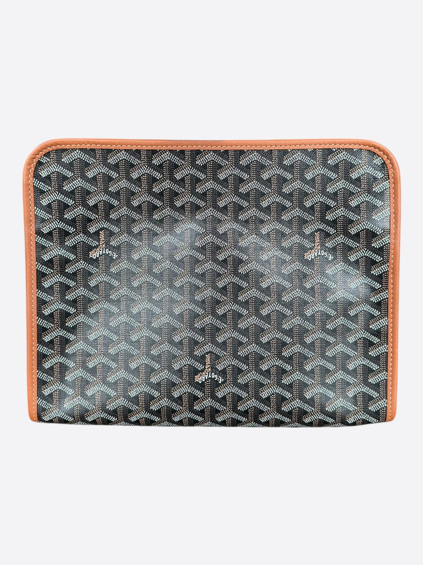 Goyard Black & Brown Jouvence GM Toiletry Bag