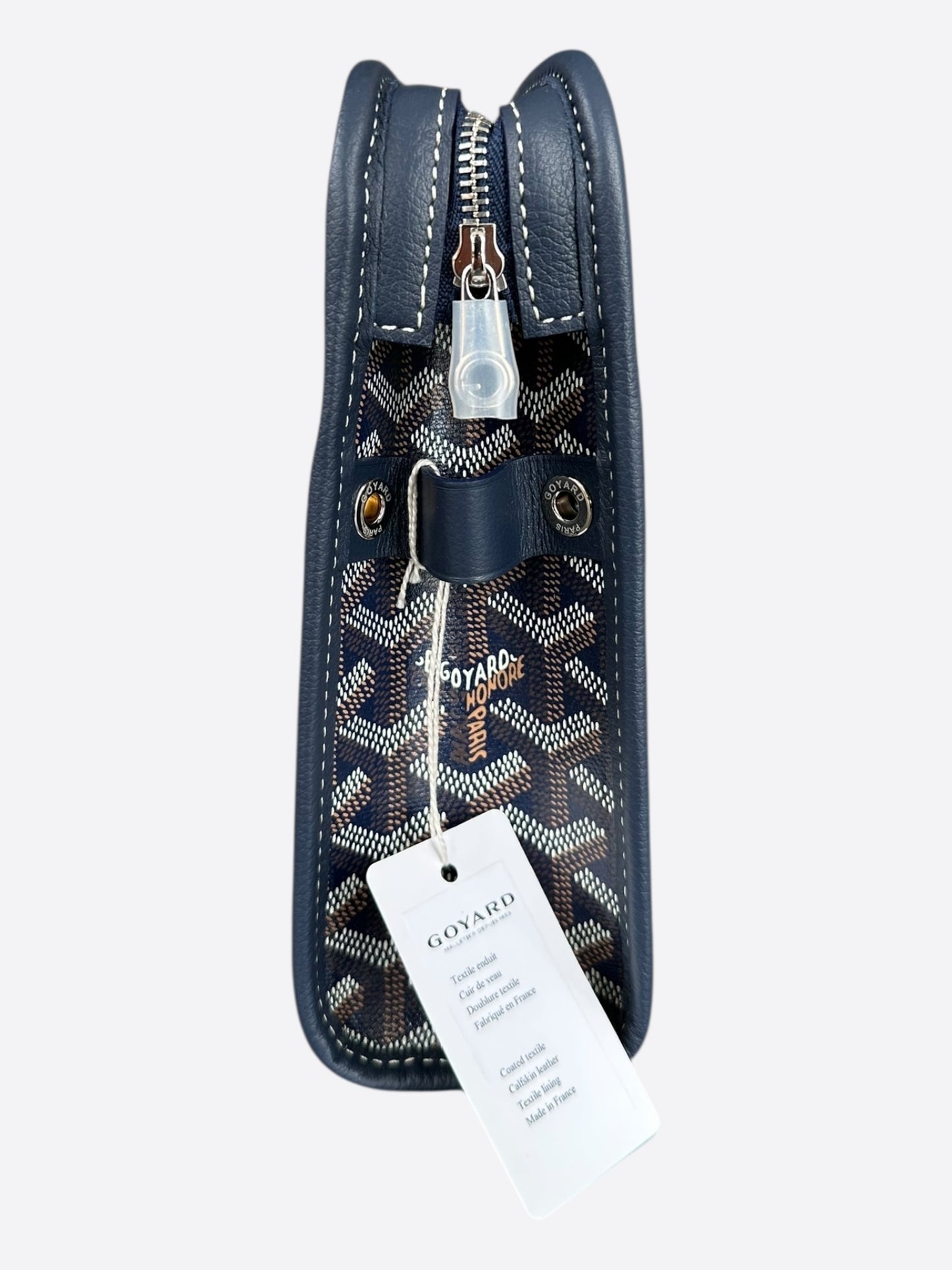 Goyard Navy Jouvence MM Toiletry Bag