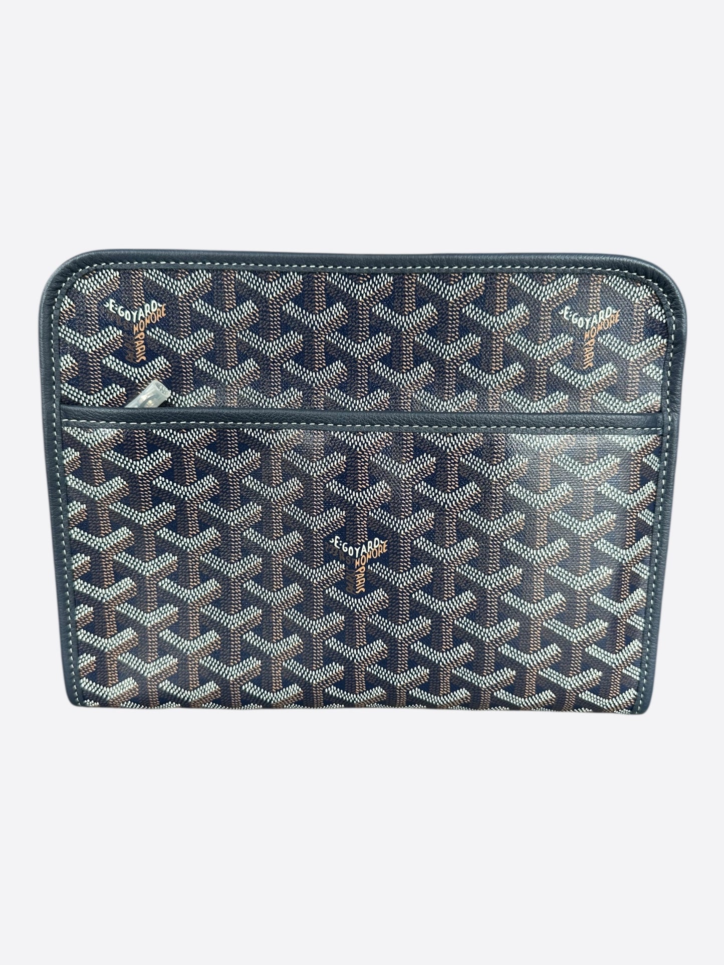 Goyard Navy Jouvence MM Toiletry Bag
