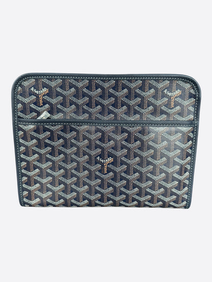 Goyard Navy Jouvence MM Toiletry Bag