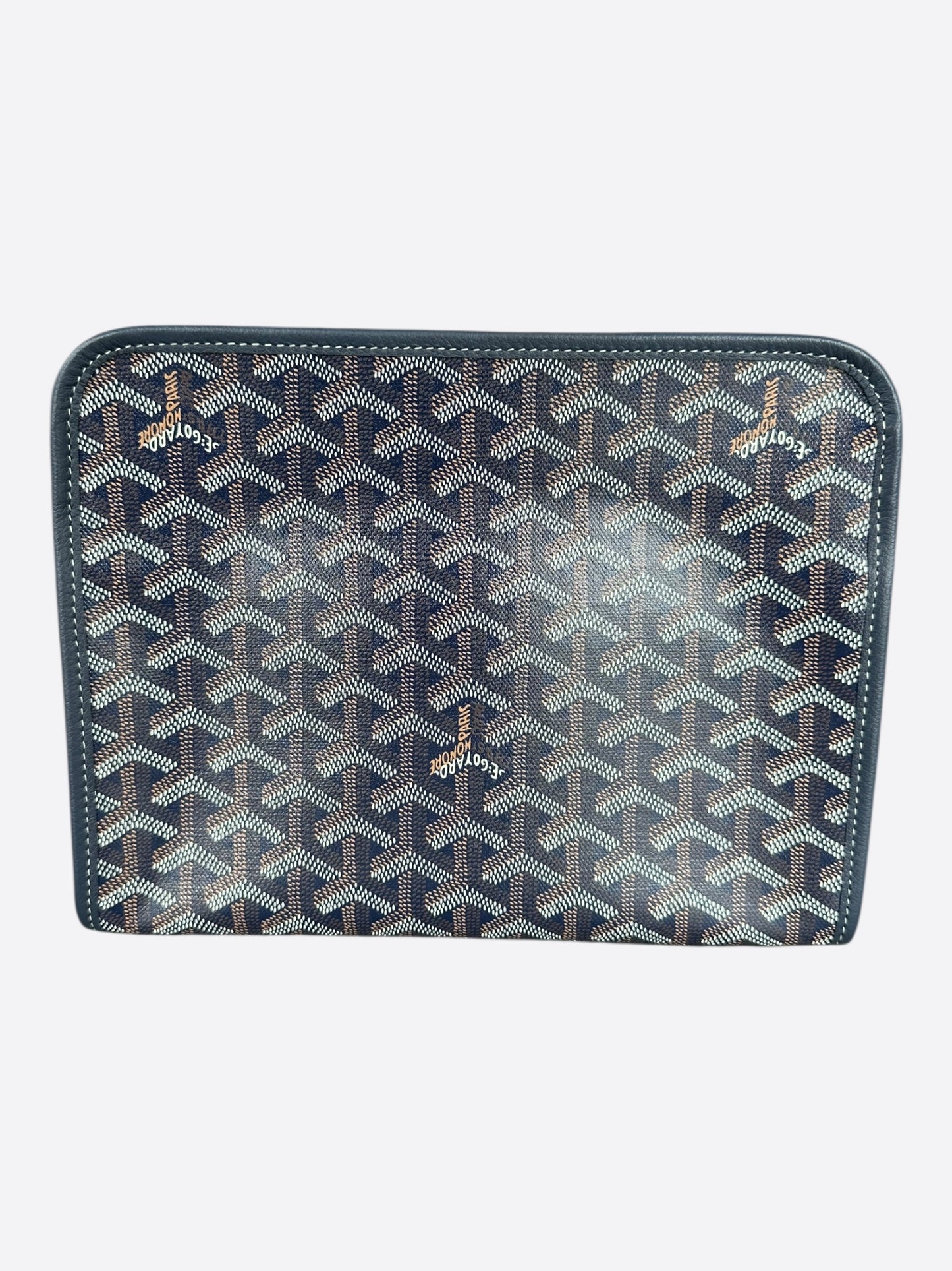Goyard Navy Jouvence MM Toiletry Bag