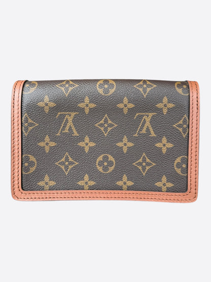 Louis Vuitton Reverse Monogram Dauphine Chain Wallet
