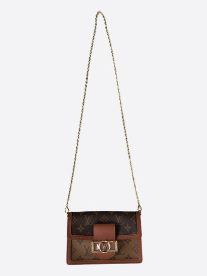 Louis Vuitton Reverse Monogram Dauphine Chain Wallet