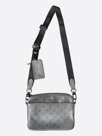 Louis Vuitton Grey Shadow Monogram Duo Messenger