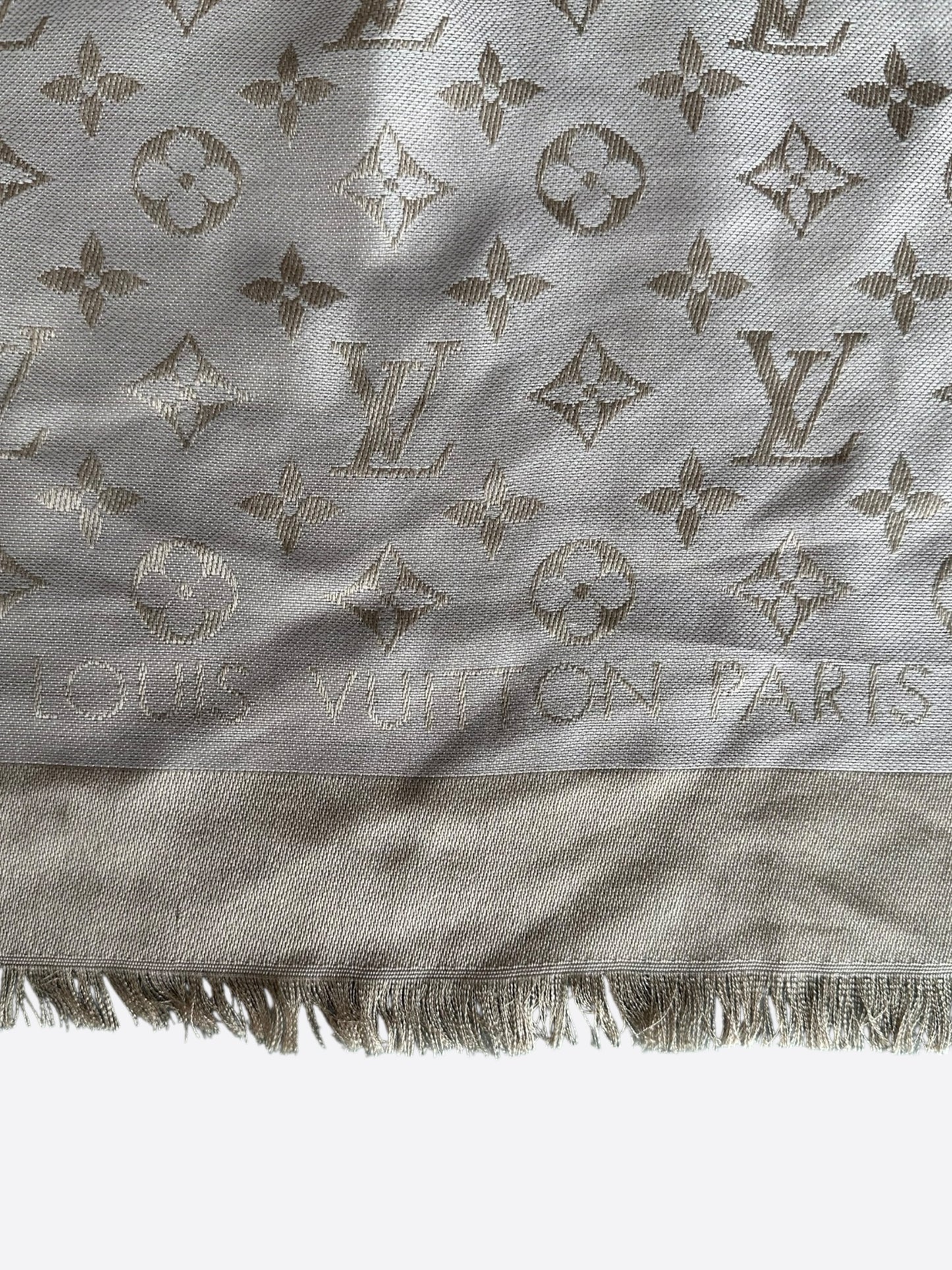 Louis Vuitton Beige Monogram Blanket Shawl