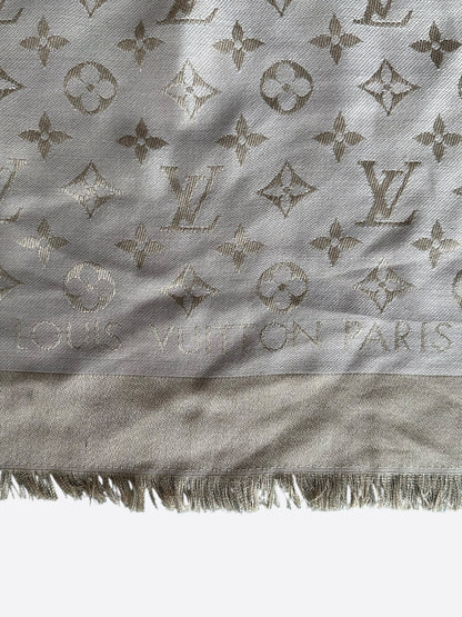 Louis Vuitton Beige Monogram Blanket Shawl