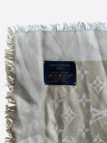 Louis Vuitton Beige Monogram Blanket Shawl