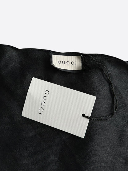 Gucci Black GG Monogram Blanket Shawl