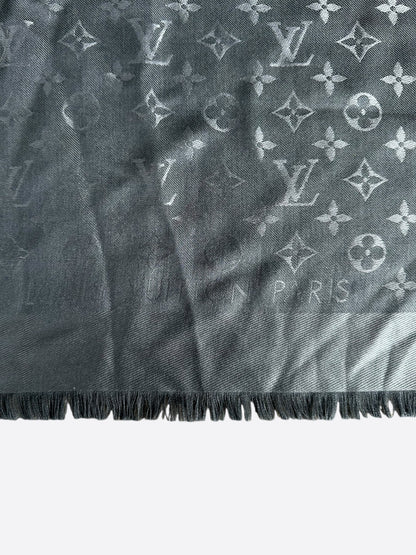 Louis Vuitton Grey Monogram Blanket Shawl