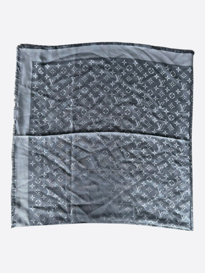 Louis Vuitton Grey Monogram Blanket Shawl