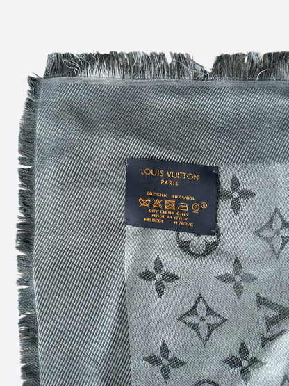 Louis Vuitton Grey Monogram Blanket Shawl