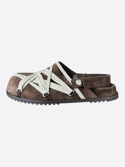 Rick Owens Brown Rope Sandals