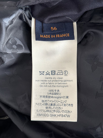 Louis Vuitton Black Monogram Reversible Puffer Jacket