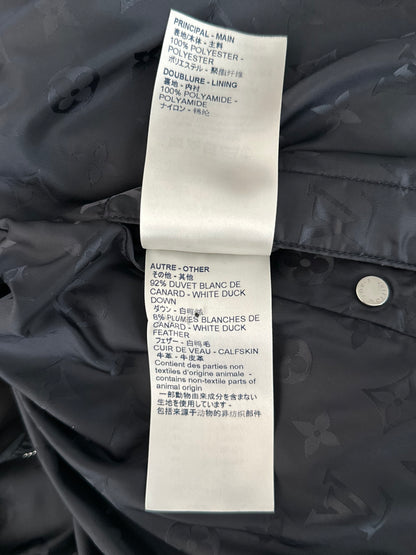 Louis Vuitton Black Monogram Reversible Puffer Jacket