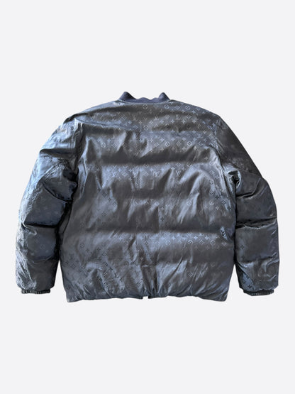 Louis Vuitton Black Monogram Reversible Puffer Jacket