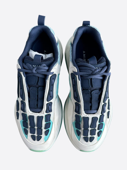 Amiri White & Blue Bones Runners