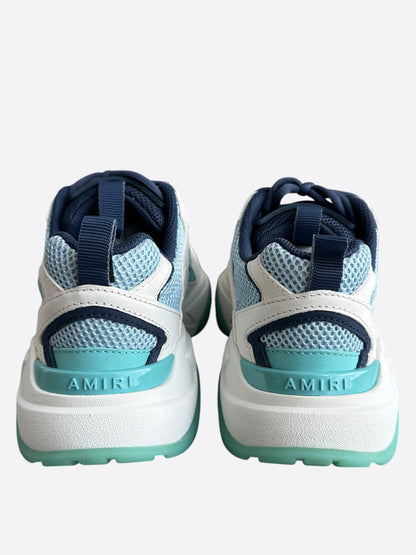 Amiri White & Blue Bones Runners