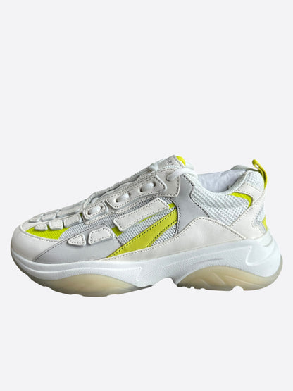 Amiri White & Yellow Bones Runners