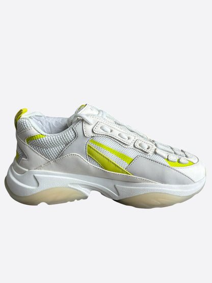 Amiri White & Yellow Bones Runners