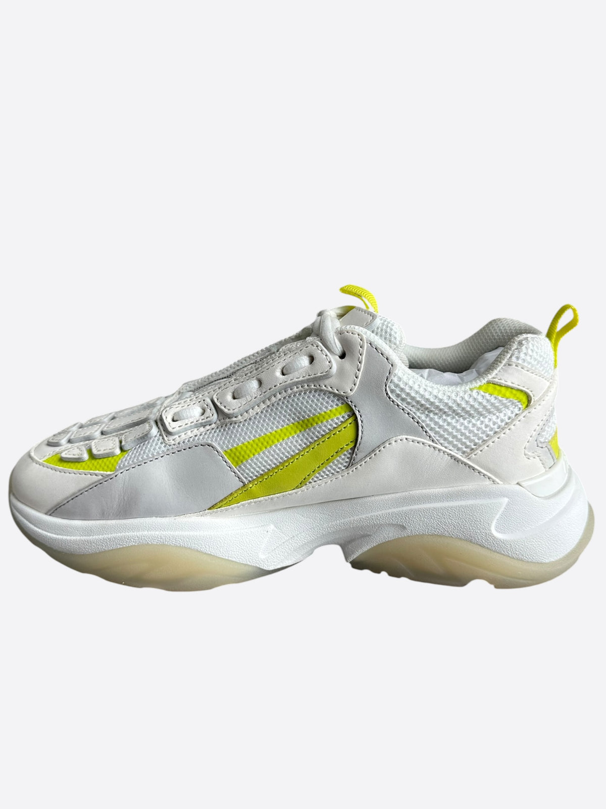 Amiri White & Yellow Bones Runners