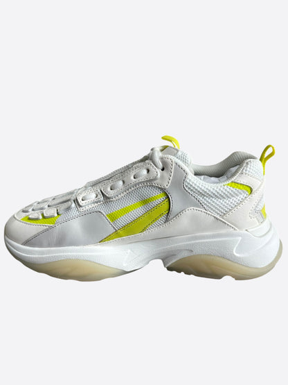 Amiri White & Yellow Bones Runners
