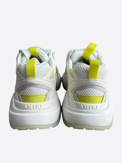 Amiri White & Yellow Bones Runners