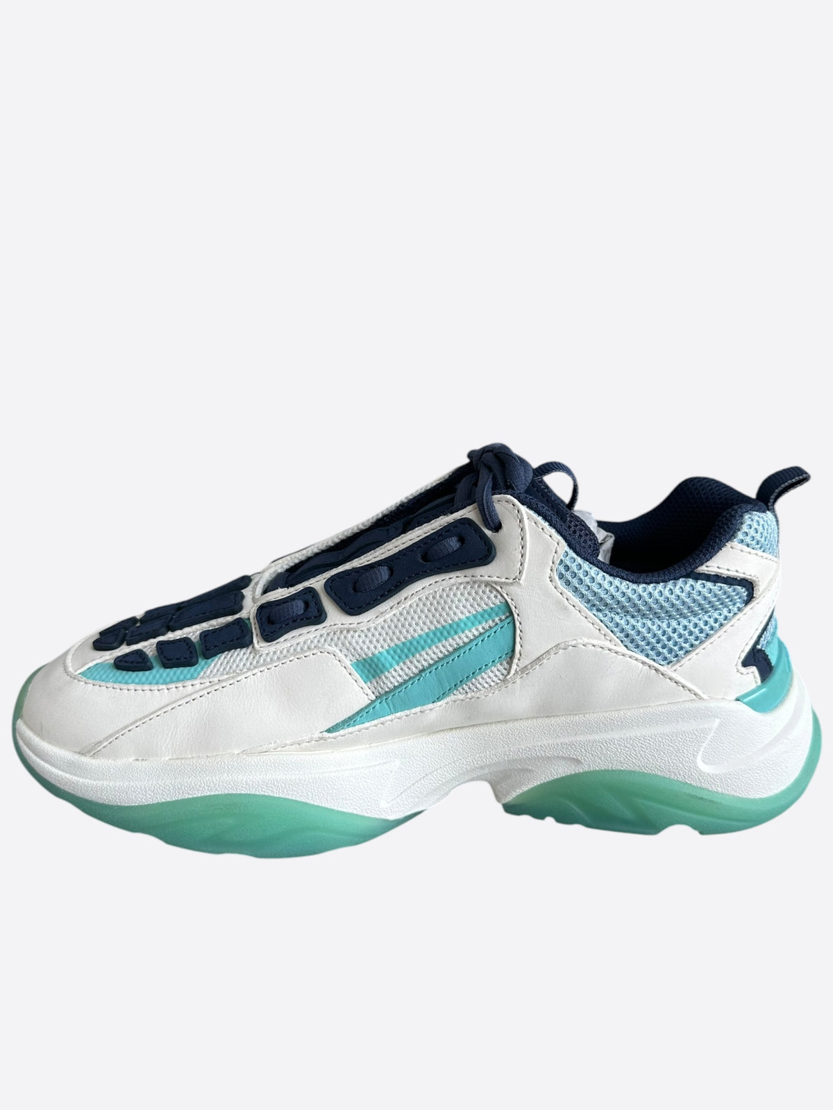 Amiri White & Blue Bones Runners