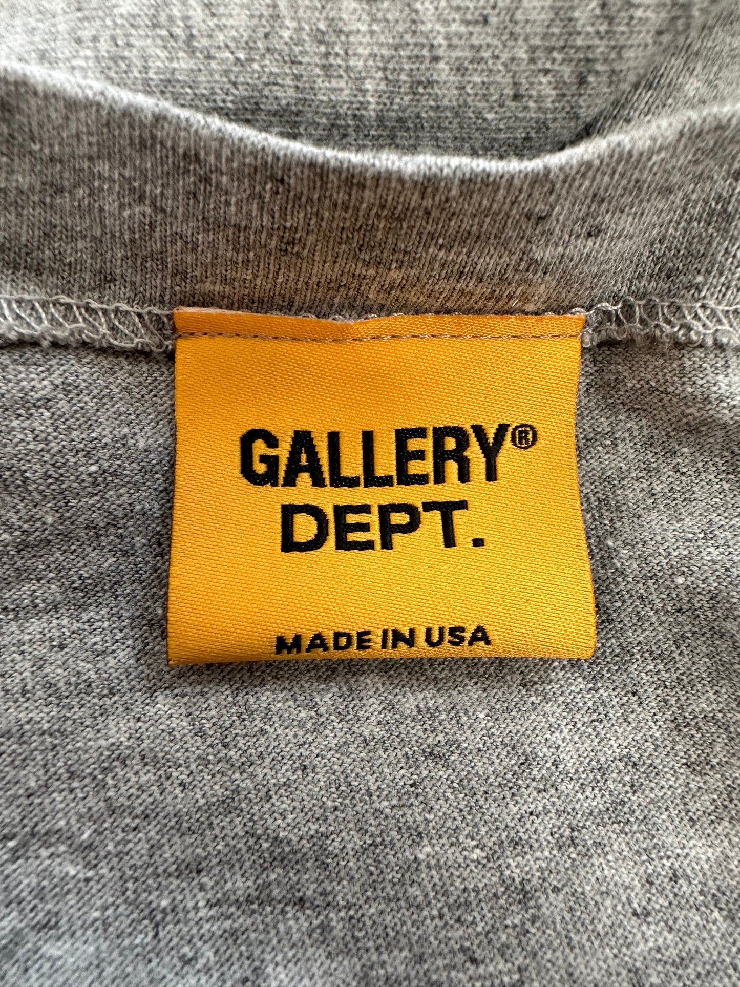 Gallery Dept Grey & Green Souvenir Logo Longsleeve T-Shirt