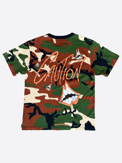 Chrome Hearts Matty Boy Camouflage Caution T-Shirt