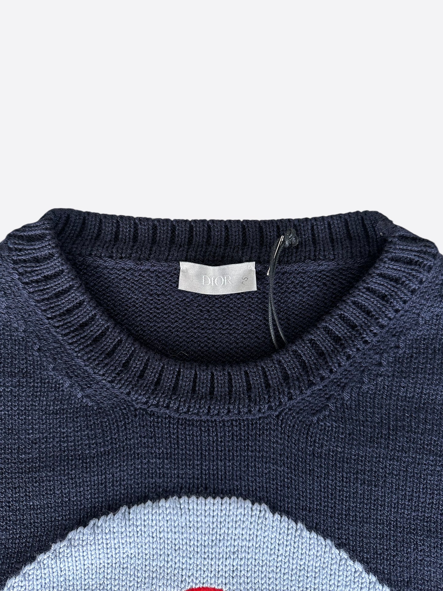 Dior Stussy Navy Ox Knit Sweater