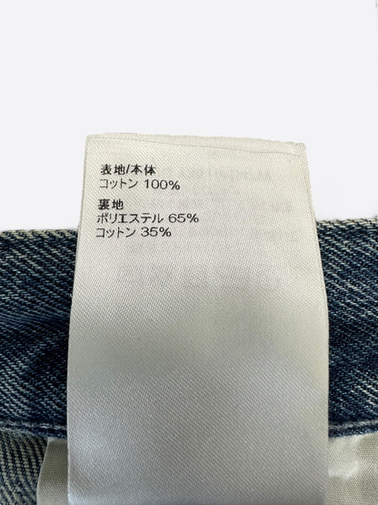 Louis Vuitton Blue Monogram Carpenter Denim Shorts