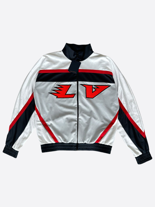 Louis Vuitton White & Red Track Jacket