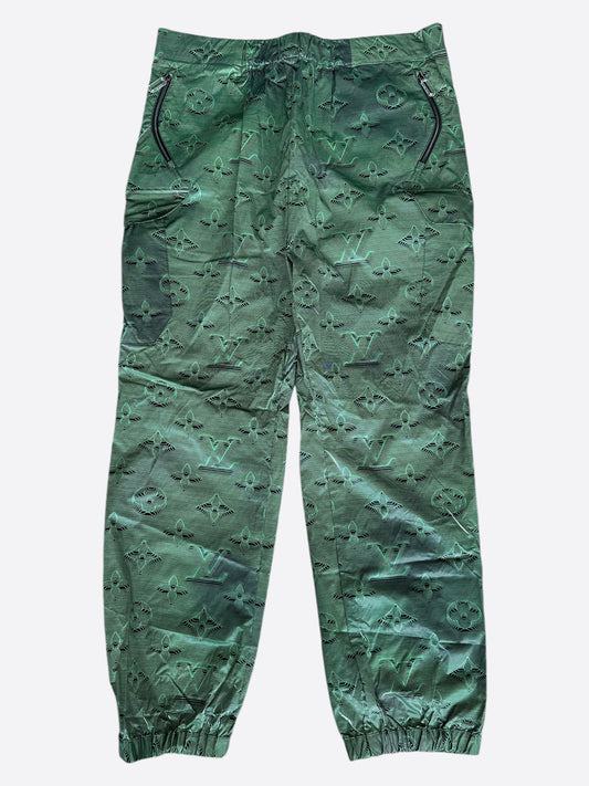 Louis Vuitton Green 2054 Monogram Cargo Pants