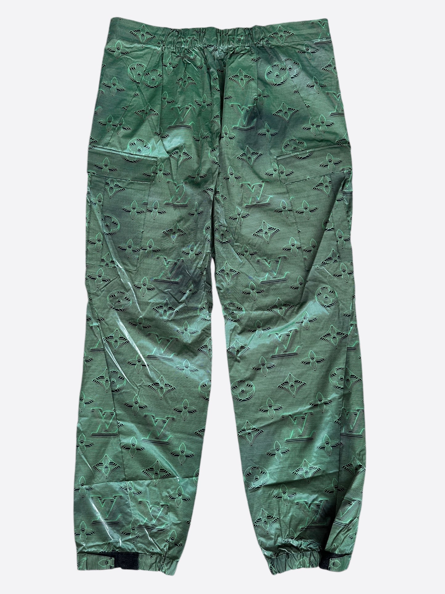 Louis Vuitton Green 2054 Monogram Cargo Pants