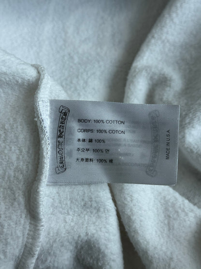 Chrome Hearts White Glow In The Dark Horseshoe Logo Hoodie