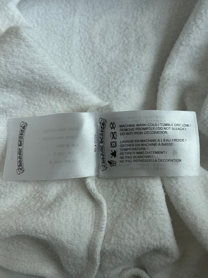 Chrome Hearts White Glow In The Dark Horseshoe Logo Hoodie