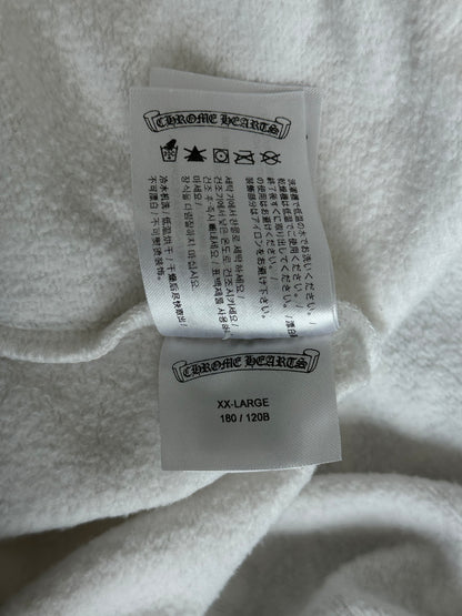 Chrome Hearts White Glow In The Dark Horseshoe Logo Hoodie